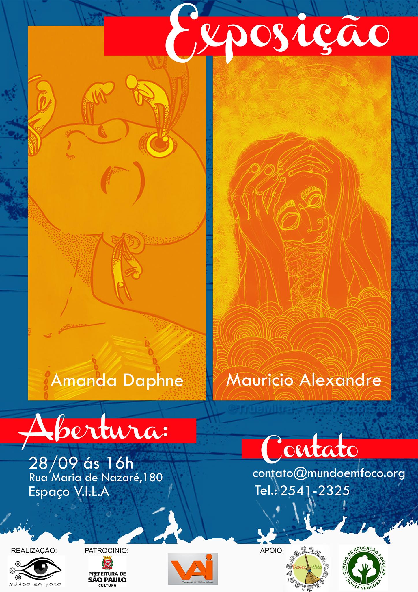 Você está visualizando atualmente Exposição de Amanda Daphne e Mauricio Alexandre